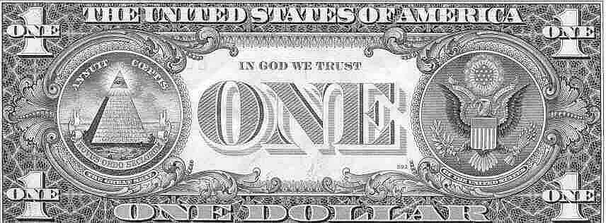 dollar bill secrets mason. U.S. One Dollar Bill