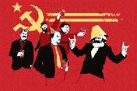 Communist Party Party, Lenin, Marx, Stalin, masonic, freemasons, freemason, freemasonry