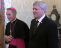 Gorgeous George, Cardinal Ganswein, Stephen Harper, Canada Prime Minister, Vatican, Pope Francis, Masonry, Freemasonry, Freemasonry, Masonic Lodge