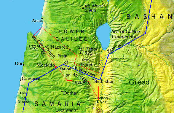 The Valley of Jezreel, Plain of Esdraelon, Galilee, Israel, Palestine, Samaria, Megiddo, Armegeddon, Jesus, Son of Man, Messiah 