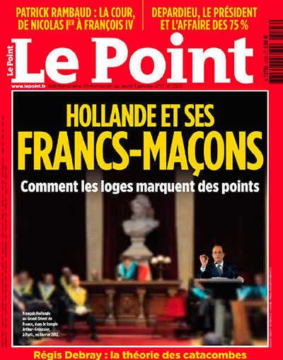 Le Point, Hollande, Franc-Macons, france, socialist party, freemason