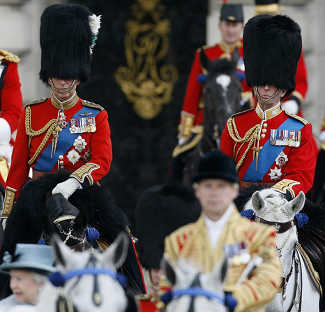 Prince Charles & Duke of Kent, Queen Trooping the Colours, Freemasonry, Freemasons, Freemason, Masonic