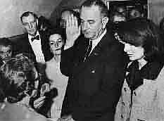 lbj sworn in