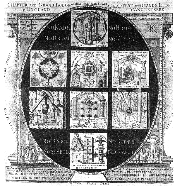 Masonic Hermetic Engraving