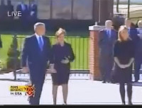 Barbara Bush, Andrews Air Force Base, Washington DC, Pope Benedict XVI, Freemasonry, Freemasons, Freemason, Masonic, Masonry 