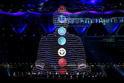 commonwealth games opening ceremony, six pointed star