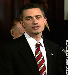 New Jersey Gov. Jim McGreevey