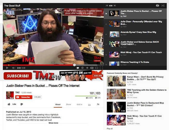 Justin Bieber Masonic Logo TMZ